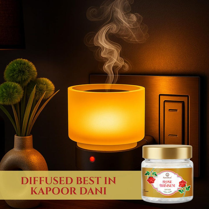 Natural Rose Camphor for Home Temple, Prayer Room and Meditation