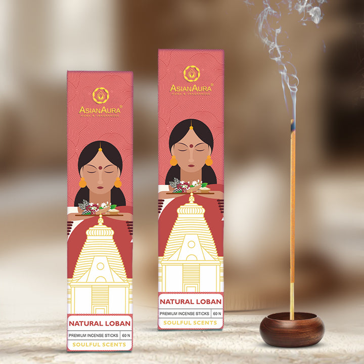 Premium Incense Sticks - Natural Loban (60N)
