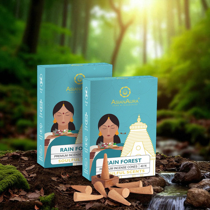 Premium Incense Cones - Rain Forest (40N)