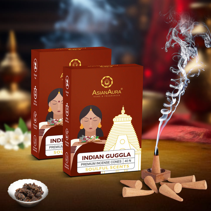 Premium Incense Cones - Indian Guggal (40N)