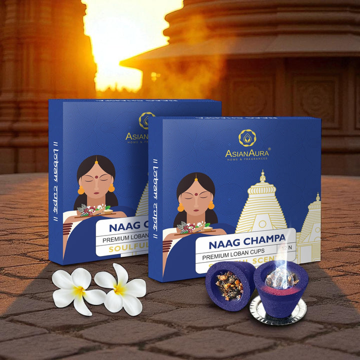 Premium Loban Cups - Naag Champa (12N)
